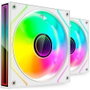KIT 2 VENTILADORES AUXILIAR MF-3D PRO BLANCO MARS GAMING
